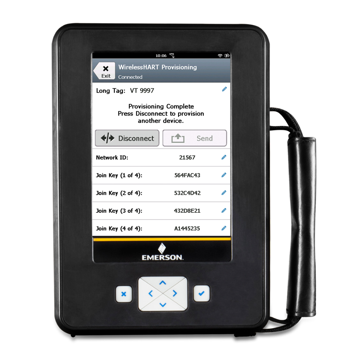 Emerson WirelessHART Provisioning Application TREXAPWPPE01